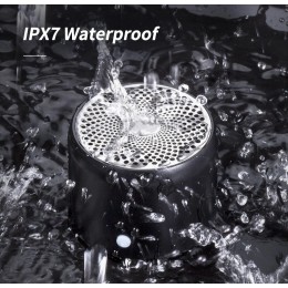 EWA A106 Pro Mini Portable Wireless Bluetooth 5.0 Speaker Custom Bass Radiator IPX7 Waterproof Metal Speakers Travel Case 