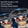 15W Unpunched Wall Mounted Bluetooth Speaker Sound System 3D Surround Sound Subwoofer Home Commercial Use with Remote Control 