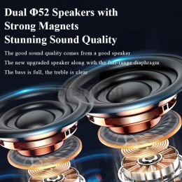 15W Unpunched Wall Mounted Bluetooth Speaker Sound System 3D Surround Sound Subwoofer Home Commercial Use with Remote Control 