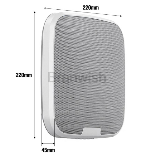 15W Unpunched Wall Mounted Bluetooth Speaker Sound System 3D Surround Sound Subwoofer Home Commercial Use with Remote Control 