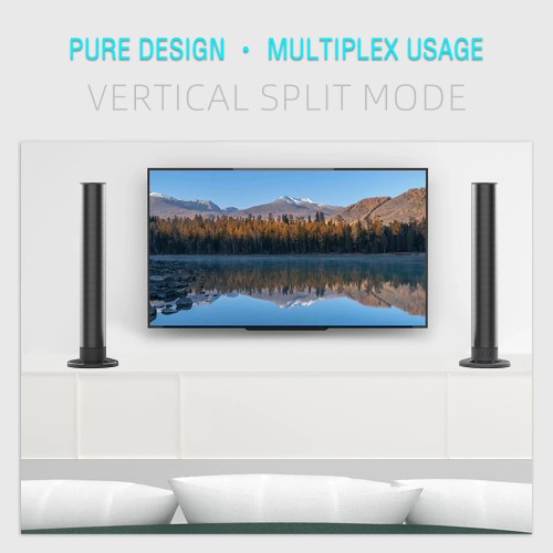 Home Theater 3D Stereo Surround Wireless Speaker Multi-Function Subwoofer Soundbar Support Foldable Split For TV/PC 