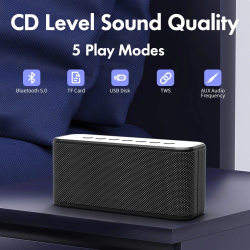 XDOBO X8 Plus 80W Portable Bluetooth Compatible BT5.0 High Power Speaker Wireless Subwoofer TWS Subwoofer IPX5 Boombox U disk/TF 