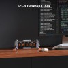 Divoom Times Gate Gaming Room Setup Digital Clock with Smart APP Control, WiFi Connect, RGB LED Display, Office Decor Cyberpunk 