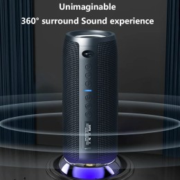ZEALOT S51 Pro 40W Wireless Speakers, Outdoor Portable Subwoofer Speaker, Waterproof IPX 6,  Dual Pairing,5200mAh Battery. 