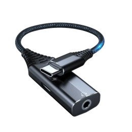 USB Dac Type-C Digital Audio Adapter 3.5 Headphone Converter Mobile Phone Charging Call 60W Fast Charging Cable Adapter Cable 