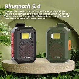 Monster X901 Wearable Portable Bluetooth Speaker TWS Stereo Pairing Wireless Portable Speaker