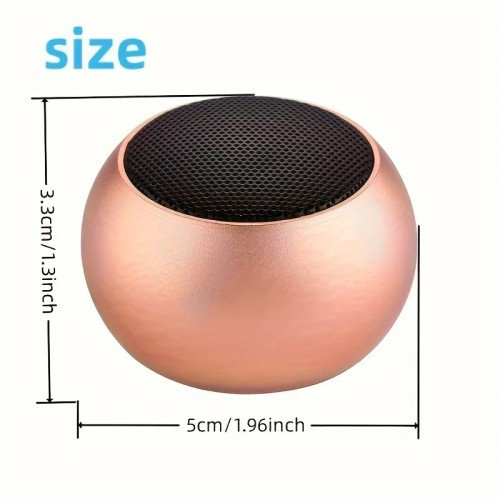 TWS Portable Bluetooth Speaker Mini Wireless Stereo Speaker 300mAh Battery Bluetooth Metal Heavy Subwoofer Outdoor Speaker 