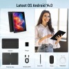 11 Inch Android Tablet 14GB+64GB Octa-Core 6800mAh Widevine L1 8 in 1 with Keyboard Mouse Protective Case Stylus Headset Charger 