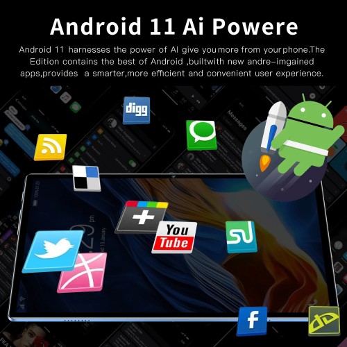 BDF Android 10.1 Inch Tablet Pc Google Play Octa Core Dual Cameras Dual SIM 3G Phone Call Tablets Bluetooth Wifi 4GB+ 64GB ROM 