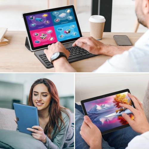 BAKEN new 10-inch Android 13 tablet , quad-core processor, 7GB (3g+4g memory expansion) RAM+64GB ROM, 1TB expansion, 1280x800 IP