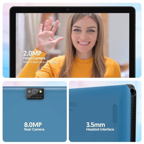 BAKEN new 10-inch Android 13 tablet , quad-core processor, 7GB (3g+4g memory expansion) RAM+64GB ROM, 1TB expansion, 1280x800 IP