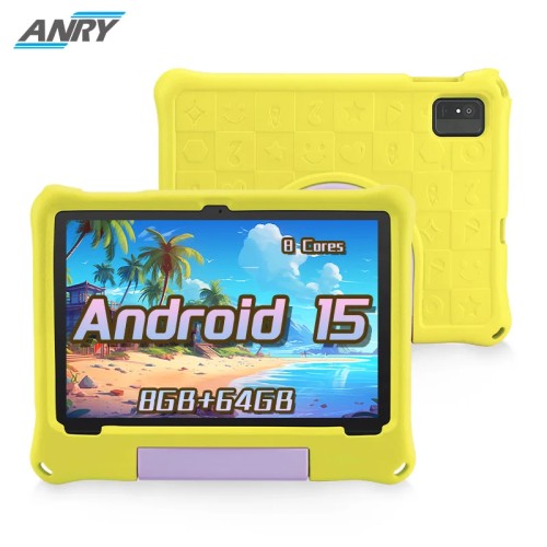 10.1 inch Android 15 Kids Tablet 8GB(4+4 Expand) RAM 64GB ROM 5000Mah Octa-core Educational Children's Tablets WIFI Ipad PC 
