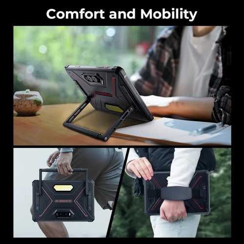 New HOTWAV R9 Plus Rugged Tablet Android14 11" FHD 2K+20080Mah Battery 20W Charge tablets 16MP+64MP Camera 8+512GB Camping light 