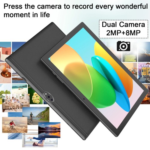 Android 13 Tablet 10 inch Tablets, 4+6GB RAM 64GB ROM 1TB Expand, MTK8768 Octa-Core Processor, 1280x800 IPS 
