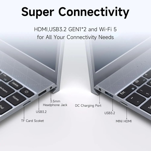 14 Inch Laptop J3710 8GB RAM 256GB SSD Windows 11  For Students And Business 