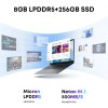 CHUWI GemiBook Plus Laptop 15.6" Intel N150/N100 Graphics for 12th Gen 1920*1080P 16GB RAM 512GB SSD With Cooling Fan Windows 11 