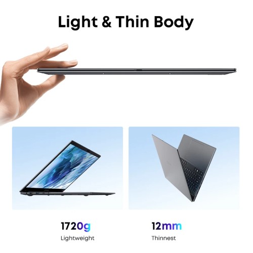CHUWI GemiBook Plus Laptop 15.6" Intel N150/N100 Graphics for 12th Gen 1920*1080P 16GB RAM 512GB SSD With Cooling Fan Windows 11 