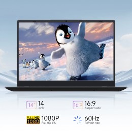 14 Inch Windows 11 Laptops New N4000 2.6Ghz 8GB RAM 256GB ROM Notbook Pc Computer Laptop 