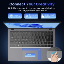 CHUWI GemiBook XPro Laptop 8GB LPDDR5 256GB SSD Intel N100/N150 UHD Graphics 12th Gen 14.1'' FHD 1920*1080 Windows 11 Laptops 