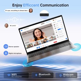 ACEMAGIC Laptop 17.3'' FHD Intel Alder Lake N97 up to 3.6GHz 16GB DDR4 512GB SSD with Windows 11 