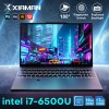 Xiaman 15.6" Intel Core i7 6500U Laptop Computer Windows 11 Pro 16GB DDR4 512GB 1TB SSD Portable Notebook PC Gamer Gaming Laptop 