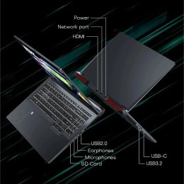 16" Gaming Laptop intel Core i7-6700HQ GTX 1060 IPS 1920*1200 Notebook PC Gamer 16GB DDR4 1TB SSD Windows 11 Pro Laptop Computer 