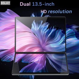 Tablet Double-Screen Intel N100 14+14 inch Laptop 16GB DDR5 2TB SSD HD Camera 9000 mAH 1920*1280 Screen Windows 11 Computer 