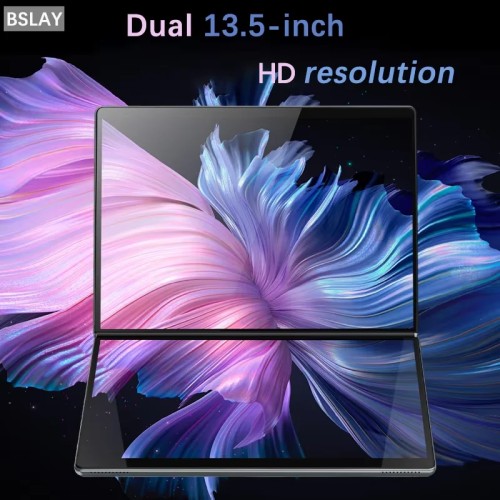Tablet Double-Screen Intel N100 14+14 inch Laptop 16GB DDR5 2TB SSD HD Camera 9000 mAH 1920*1280 Screen Windows 11 Computer 