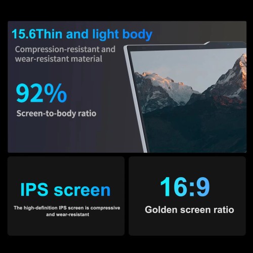15.6 inch Laptop Computer Intel Core i7 6500U Windows 11 Pro 16GB DDR4 512GB 1TB SSD Portable Notebook PC Gamer Gaming Laptops 