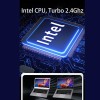 2025 14 inch Affordable Student Laptop Budget-Friendly Notebook Windows 10 for School Lightweight intel Celeron CPU USB 3.0 WiFi 