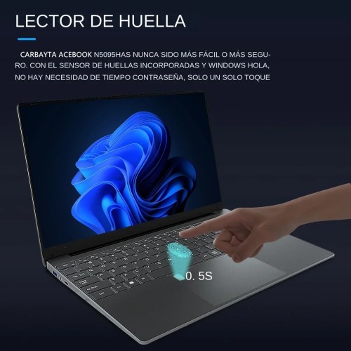 Laptop 15.6 Inch IPS Screen 16GB RAM  Intel 11th N5095 Business Netbook Windows 10 11 Pro Gaming Office Notebook Pc Portable 