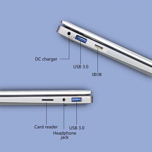 14.1 Inch Celeron N4000 Windows 11 Pro commercial office work Laptop - 8G RAM MAX 1TB SSD - 2.4G & 5.0G WiFi, Bluetooth 