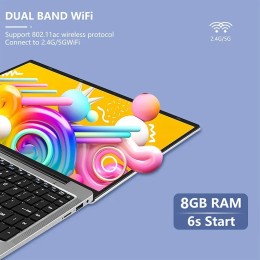 QMDZ N4000 14 Inch 128GB 256GB 512GB 1TB SSD Windows 11 Pro Inte Laptop Intel Portable Laptos Student Notebook Dual core Laptop 