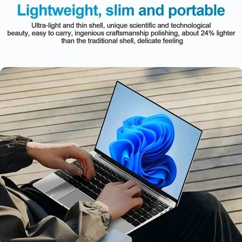 QMDZ N4000 14 Inch 128GB 256GB 512GB 1TB SSD Windows 11 Pro Inte Laptop Intel Portable Laptos Student Notebook Dual core Laptop 