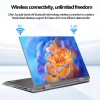 Oushedi 2-in-1 Tablet Laptop 10.9-inch Touch Screen 16GB DDR5 2TB SSD HD Camera Backlit Keyboard 360° Folding Intel N95 Laptop 