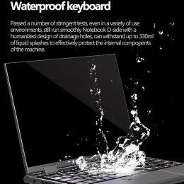 Oushedi 2-in-1 Tablet Laptop 10.9-inch Touch Screen 16GB DDR5 2TB SSD HD Camera Backlit Keyboard 360° Folding Intel N95 Laptop 