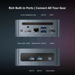 Mini PC AMD Ryzen 5 3550H mini pc Computer DDR4 16GB RAM 512GB ROM Low Power Support Windows 11 WIFI6E BT5.3 Desktop Computer 