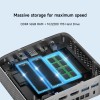 Lenovo Eco Erazer D80 mini PC 0.8L ultra-compact size Intel Core I3/I5/I7 DDR4 Grand Slam interface Wifi 6 and BT5.2 Mini Host 