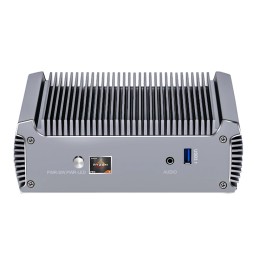 Fanless AMD Mini Gaming PC FU02 Ryzen 7 7730U 5825U Mini Computer Windows 11 Dual LAN Firewall Router 2*HDMI2.0 NVMe DDR4 WiFi6 
