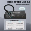 UX44 Audio Interface Sound Card 4-Channel Mixer 32-bit/192KHz for Game Voice,Podcast,Live Recording,Professional Studio Singing 