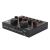Professional Audio Sound Card with Monitor USB Headset for Electric Guitar Live Recording Studio Effects Audio Mixer 