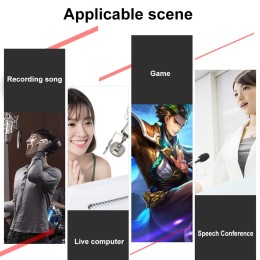 Professional Audio Sound Card with Monitor USB Headset for Electric Guitar Live Recording Studio Effects Audio Mixer 