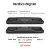 V300 Pro Bluetooth Mini Audio Mixer Sound Card Portable Board DJ 16 Digital Effects Noise Reduction Console USB Record Singing 