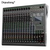 14 Channels Digital Professional Audio Console Mixer Depusheng TG14 Mixing DJ Console USB with 48V Phantom Power Built-in 99 Rev 