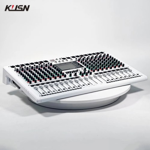 16 Channel Digital Console 99 DSP Professional Sound Mixer Powered Audio Mixing Console Power Soundcraft with Bluetooth USB - 44