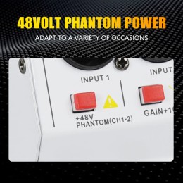 Professional Audio Mixer 4 Channel 99 DSP 48V Phantom Power USB Studio Sound Mixers Bluetooth DJ Console Mixing Karaok - 44