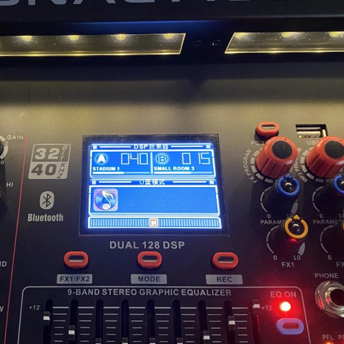 DJ Sound Controller Professional mixer 12/16/20-channel dual 128DSP stage performance USB MP3 Bluetooth audio mixer Studio Audio 