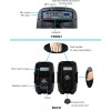PRORECK Dance 12 Portable 12-Inch 1000 Watts 2-Way Powered PA Speaker System Combo Set with Bluetooth/USB/SD Card Reader/FM