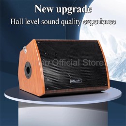 8 Inch 100W Acoustic Guitar Amplifier Speaker Sax Ukulele Piano Practice AMP Built-in Chorus Reverb Delay Effect Outdoor Speaker 