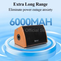 8 Inch 100W Acoustic Guitar Amplifier Speaker Sax Ukulele Piano Practice AMP Built-in Chorus Reverb Delay Effect Outdoor Speaker 